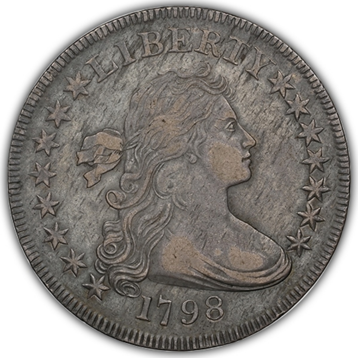1798-$1-Draped-Bust-Small-Eagle-Reverse-15-Stars-BB-81,-B-2